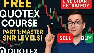 PART 1 SNR LEVEL Quotex Binary Trading Free Course | Make Money Online with Live Strategy 2025