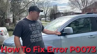 Как исправить ошибку P0073 Датчик температуры окружающего воздуха на Dodge Journey 3.6L SXT 2013 года выпуска