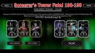 How to Beat Battle Sorcerer's Tower Fatal 198-199  + Rewards | See How to Beat Toxic and Enraged