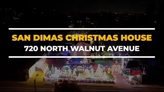SAN DIMAS CHRISTMAS HOUSE: AMAZING DRONE PERSPECTIVE