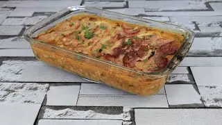 Feijão Recheado assado no forno, um dos pratos mais gostosos que já comi