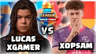 PRIMEIRA PARTIDA BRASILEIRA NO MUNDIAL DE CLASH ROYALE! LUCASXGAMER VS OPSAM!! EMO&Ccedil;&Atilde;O PURA.