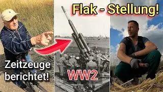 Im 2.Weltkrieg aufgewachsen! Zeitzeuge gibt wertvolle Tipps zur Flak 88! Sondeln am WW2 Schauplatz
