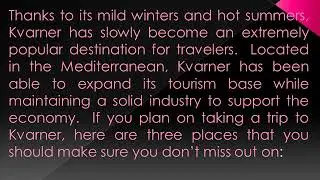 Razim Patel Dubai - Travel Blogger | 3 Highlights Of Kvarner |