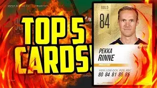TOP 5 BEST GOALIES IN NHL 19 HOCKEY ULTIMATE TEAM! NHL 19 BEST CARDS!