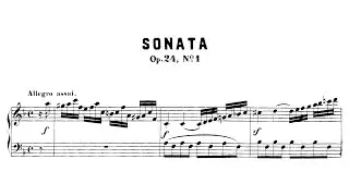 Muzio Clementi - Piano Sonata Op. 24 No. 1