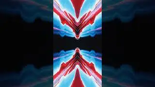 blue and orange abstract neon waves ULTRA HD | VJ set | Pier_Em