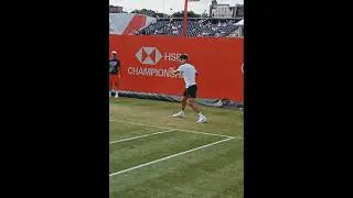 Carlos Alcaraz Back on the Grass 2025 Queens #atp #tennis #forehand #backhand