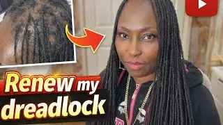 I Renewed My Dreadlocks | Full Re twist Transformation.19/12/2025
