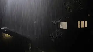 The Ultimate Sleep Aid: Heavy Rain and Distant Thunder Sounds Live All Night