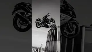 hayabusa jump from building #hayabusa #riding #jump #filmscene