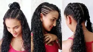 Peinados Deportivos en Cabello Rizado / Sporty Hairstyles / Pelo Chino