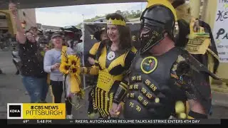 Steelers fans get married at tailgate