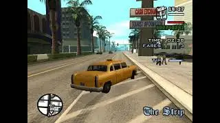 Nitro taxi driver in gta san andreas 222(LV)