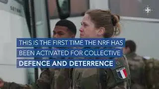 French troops from the NATO Response Force deploy to Romania