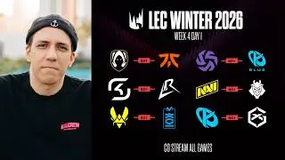 CO STREAM | #watchlec W4D1 | ALL GAMES