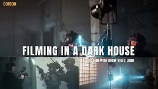 High-Level FILMING in a DARK HOUSE | COLBOR CL600 VIDEO LIGHT