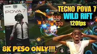 TECNO POVA 7 phone 8k only Wild Rift Tests - My Experience max settings for wild rift