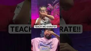 Un enfant de quatre ans veut apprendre le KARATE !! 🤣 #karat&eacute; #tout-petits #papafille