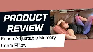 Ecosa Adjustable Memory Foam Pillow REVIEW!