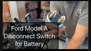 Ford Model A How-to: install battery master disconnect switch #car #ford #restoration #classiccars