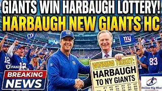 New York Giants Finalizing Deal for John Harbaugh - NY Giants LIVE 9am (EST) - LIVE UPDATES