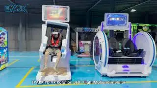EPARK 9D VR Rotation 360&deg; Flight Motion Simulator 9D Cinema VR Motion Chair Flight Simulator