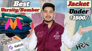 Best Winter Varsity/Bomber Jackets For Men|Winter Jacket For Men|Myntra Winter Jacket Haul&Review🔥