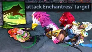 all creeps attack Enchantress' chosen target for 6.0 seconds