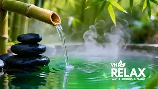 Peaceful Piano with Flowing Water Sounds 🌿 Insomnia Cure, Calm Your Mind & Fall Asleep Fast