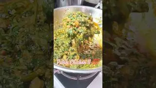 🌿🍗✨Palak Chicken&ndash;Healthy, Flavorful&Comforting#ytshorts #food #recipe #viral#cooking #chickenlovers