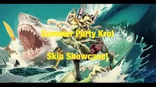 Summer Party Krul Skin Showcase (All Animations) VainGlory