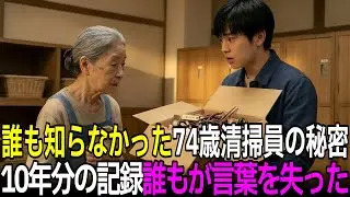 誰も気にしなかった銭湯の74歳清掃員、彼女が倒れた日に見つかった「お客様ノート」の内容に涙が止まらない