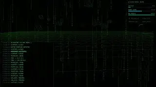 Sci-Fi Hacker Background | Futuristic Retro Screensaver