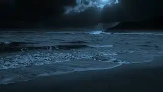 Looking for peace of mind? Here's the solution.🌊😴 Relaxing Ocean Sound At Night