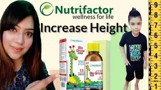 How To Increase Height | Qad Barhane ka Tariqa | Nutrifactor Bio Grow Syrup#healthcare