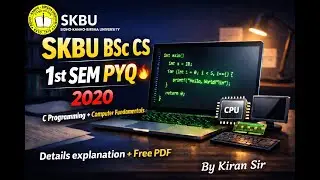 PYQ-2020 | SKBU BSc Computer Science 1st Semester🔥 C Programming & Computer Fundamentals Explained