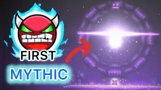 Playing the FIRST mythic level EVER in Geometry Dash!
