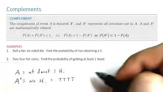 Probability Rules: Complement Rule
