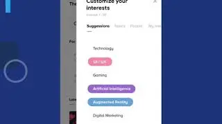 Reader app - Interaction