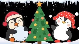 Baby Sensory Christmas | Visual Stimulation High Contrast Calming Music #happybabysensory