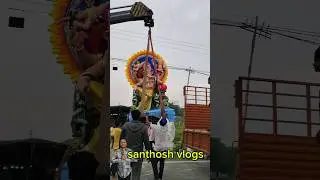 8feet ganesh lifting with crane 2025