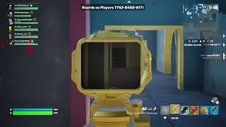 Fortnite Terminator skin playing squad games guards vs players game mode enjoy 