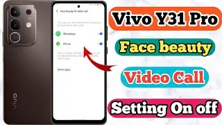 Vivo Y31 Pro 5g Face beauty Video Call Setting Kaise On Kare // Face beauty Video Call In Vivo Y31
