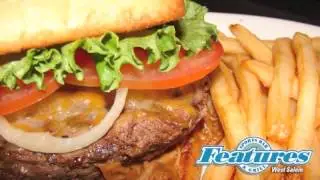 Edens Burger at Features Sports Bar & Grill in West Salem