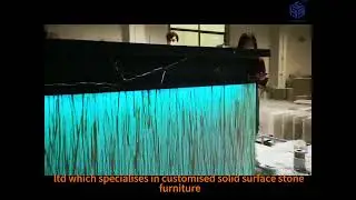Glowing Bar Counter Acrylic Solid Surface | High-Quality LED Light Effects | Modern Home Essential