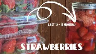 Strawberries that last up to 18 months! #strawberry #preservingtraditions #preserves