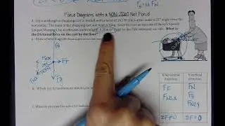 Force Diagrams with angles and a NON-ZERO Net Force!