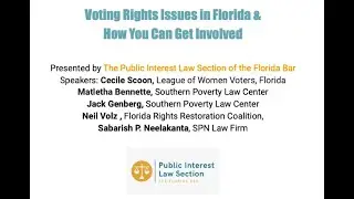 Voting Rights Issues in Florida and How You Can Get Involved