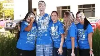 Dentist Takes Pies in the face for Charity!